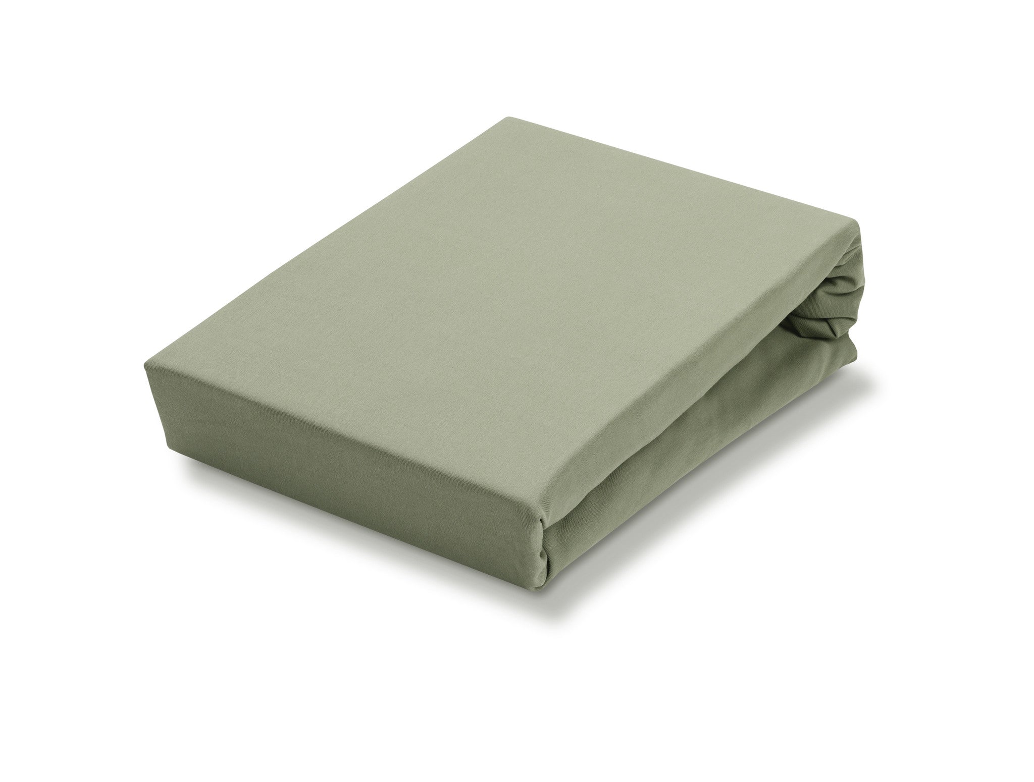 Jersey Soft Hoeslaken Light Olive   80-100 x 190-220 cm   Groen
