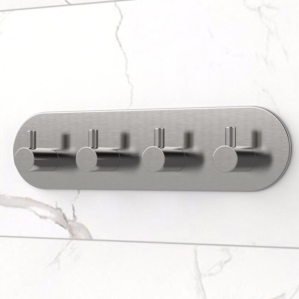 KROK SELVKLEBENDE 4-KROK OVAL MATT KROM