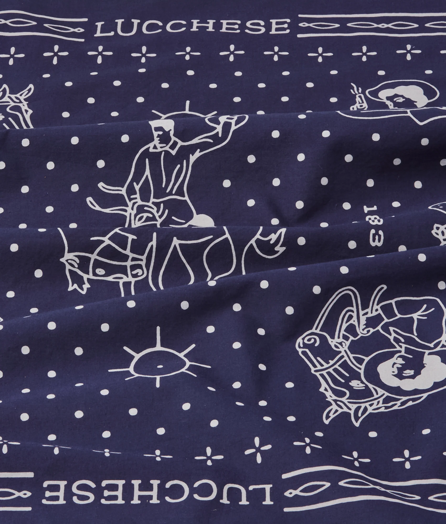 Western Bandana - Navy