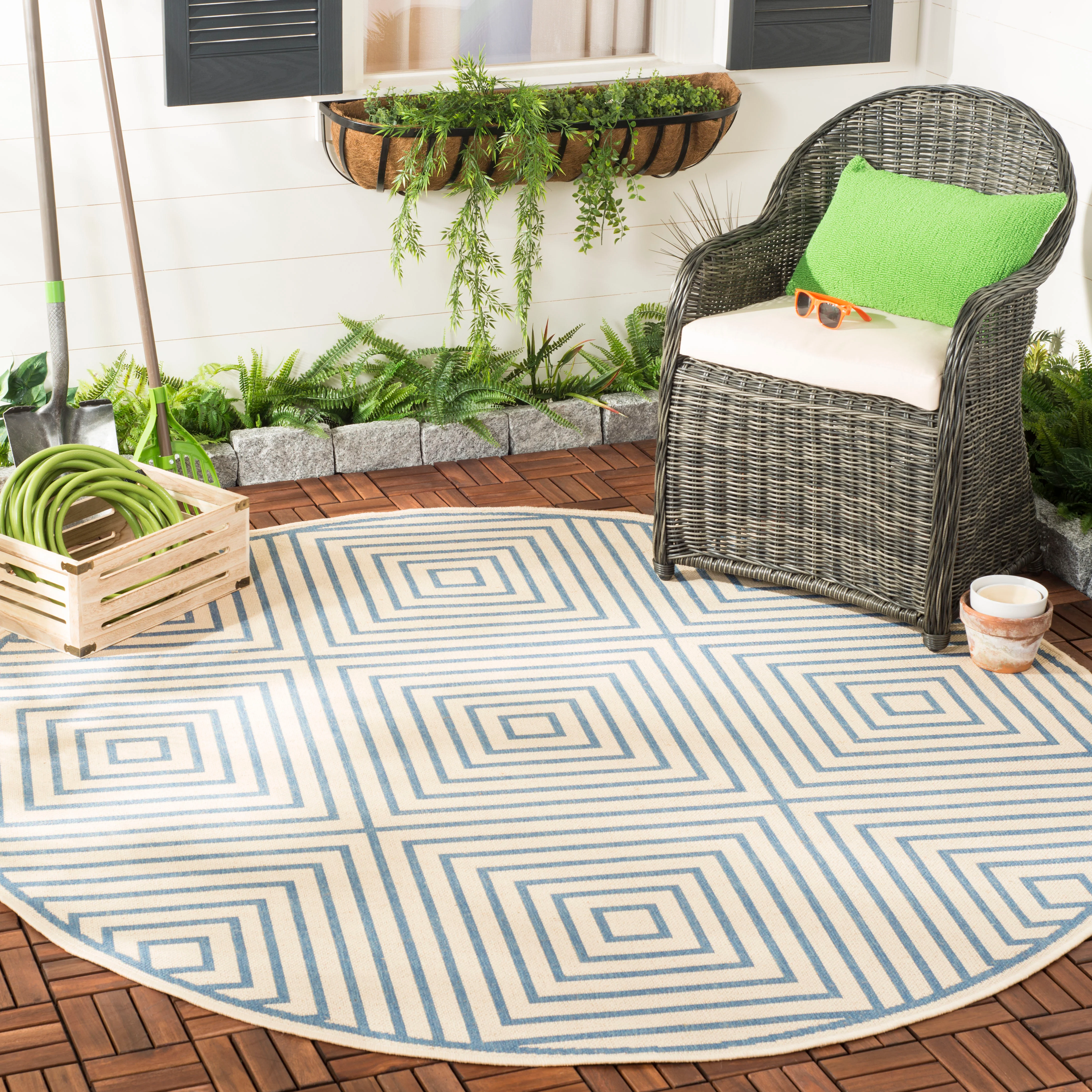 Vloerkleed Navagio rond in- & outdoor