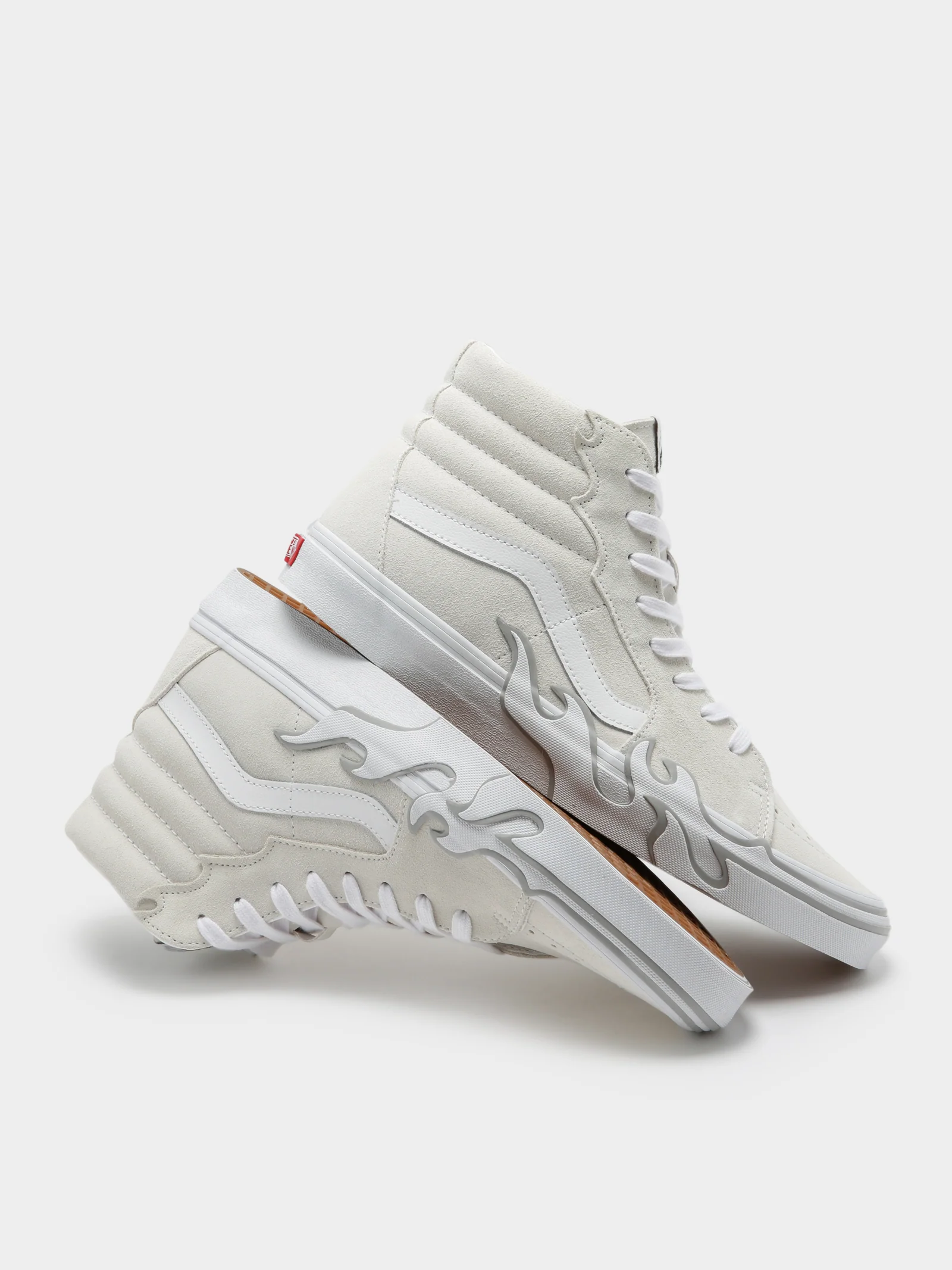 Unisex Sk8 High Flame Suede Sneakers