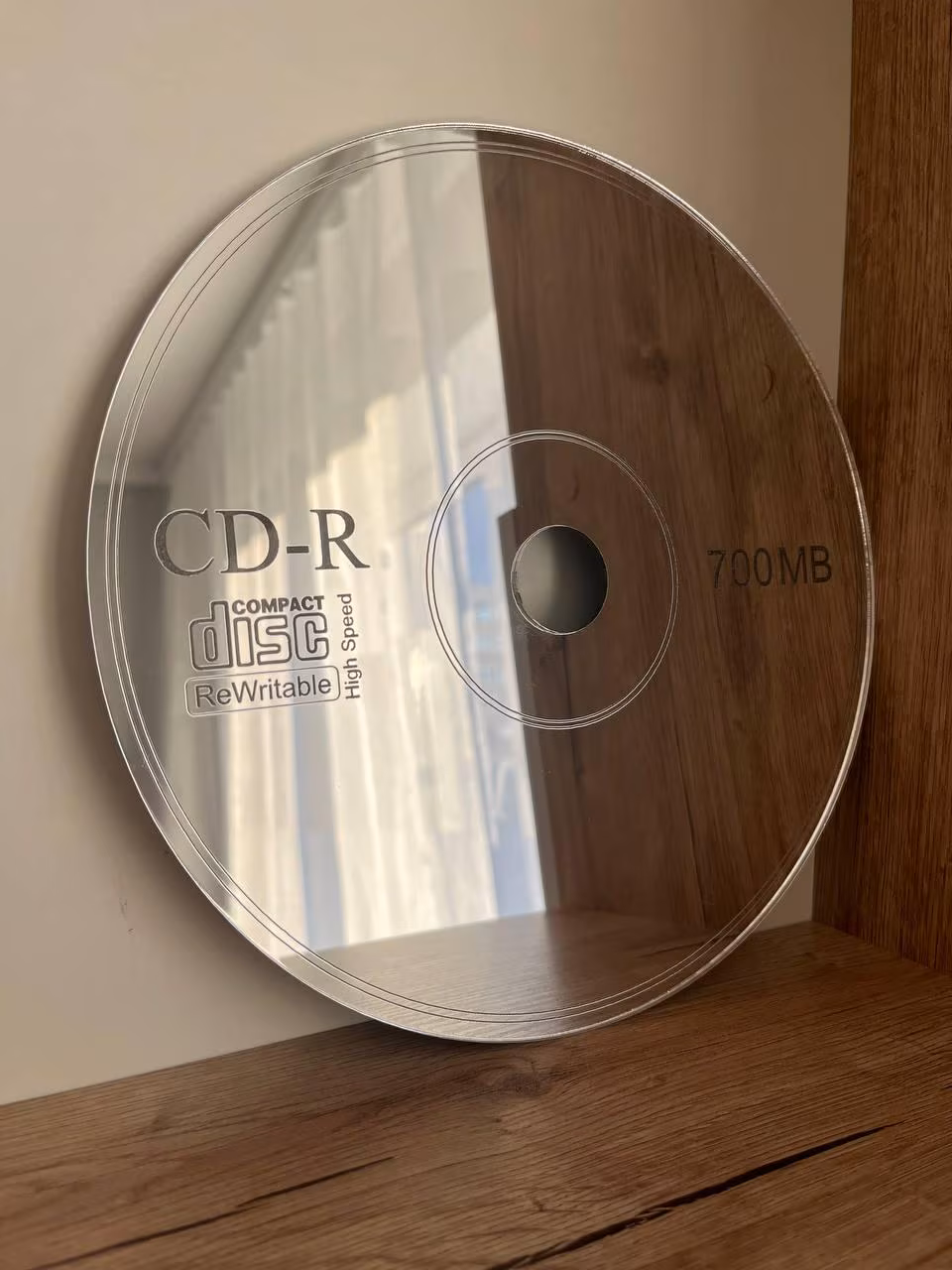 Mirror Art for Wall, CD Mirror, Mirror Art Deco, Housewarming Gift, Mirrored Wall Decor, bedroom mirror, mirror decor for living room
