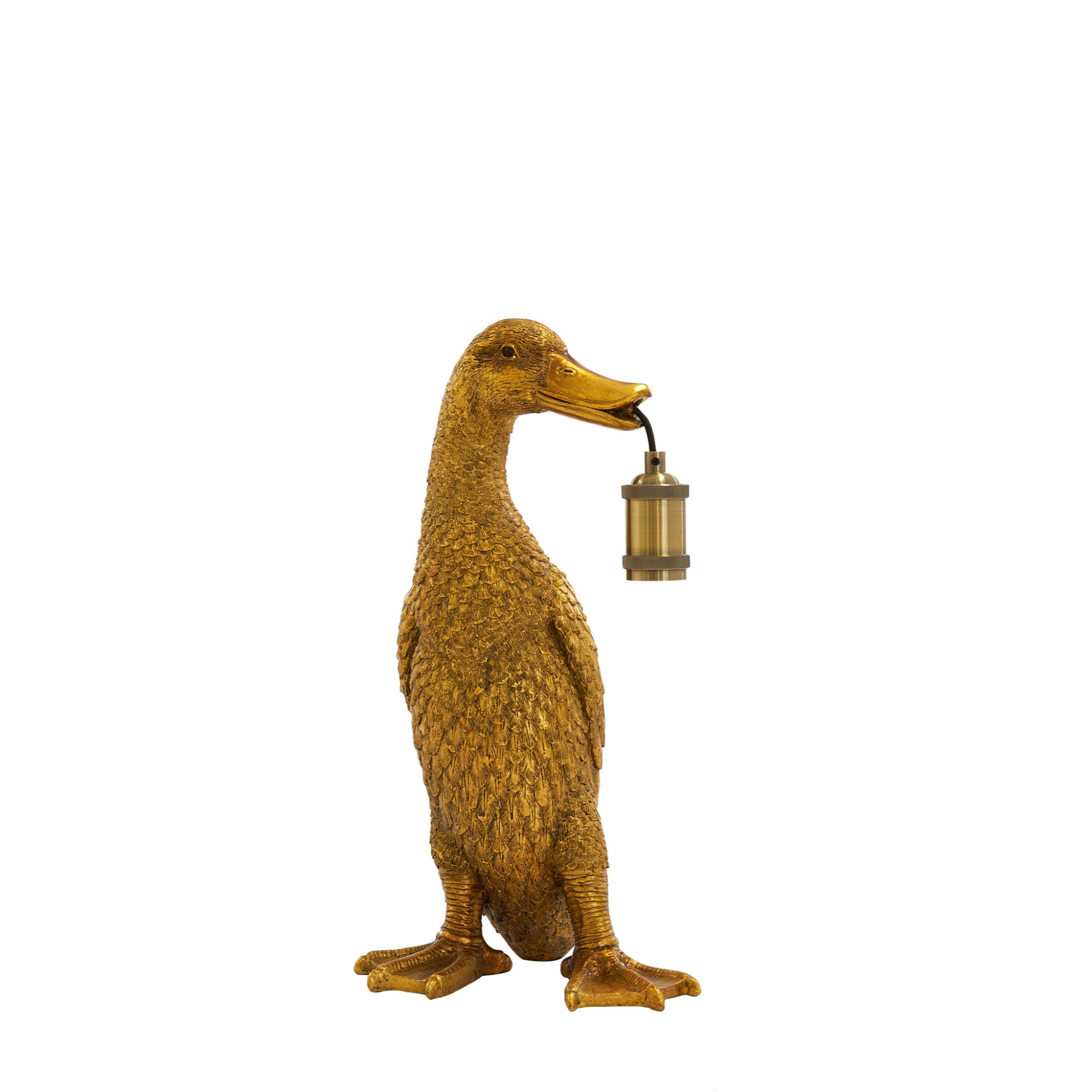 Light & Living tafellamp Duck - brons - 23.5x23x48.5cm