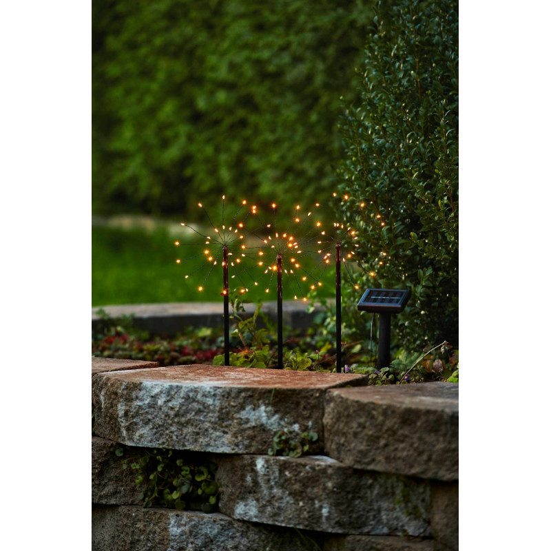 Spot extérieur LED solaire à planter 90 x 0,06 W 3 pièces EGLO