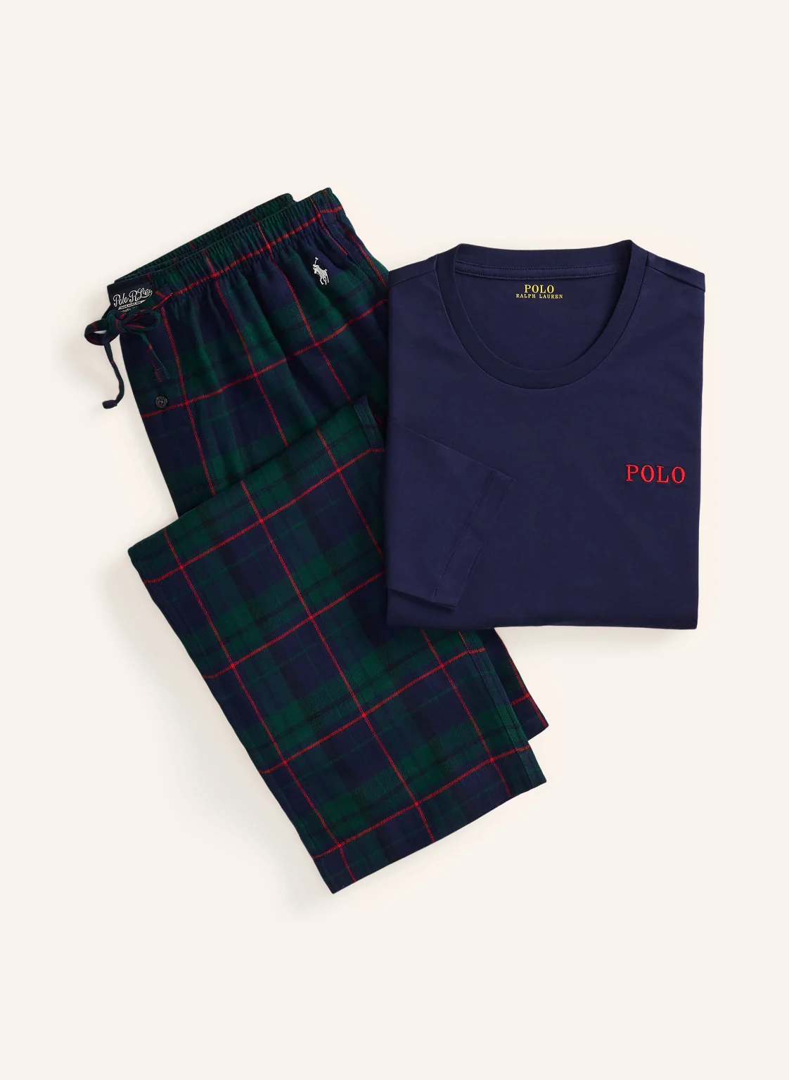 POLO RALPH LAUREN Schlafanzug aus Flanell