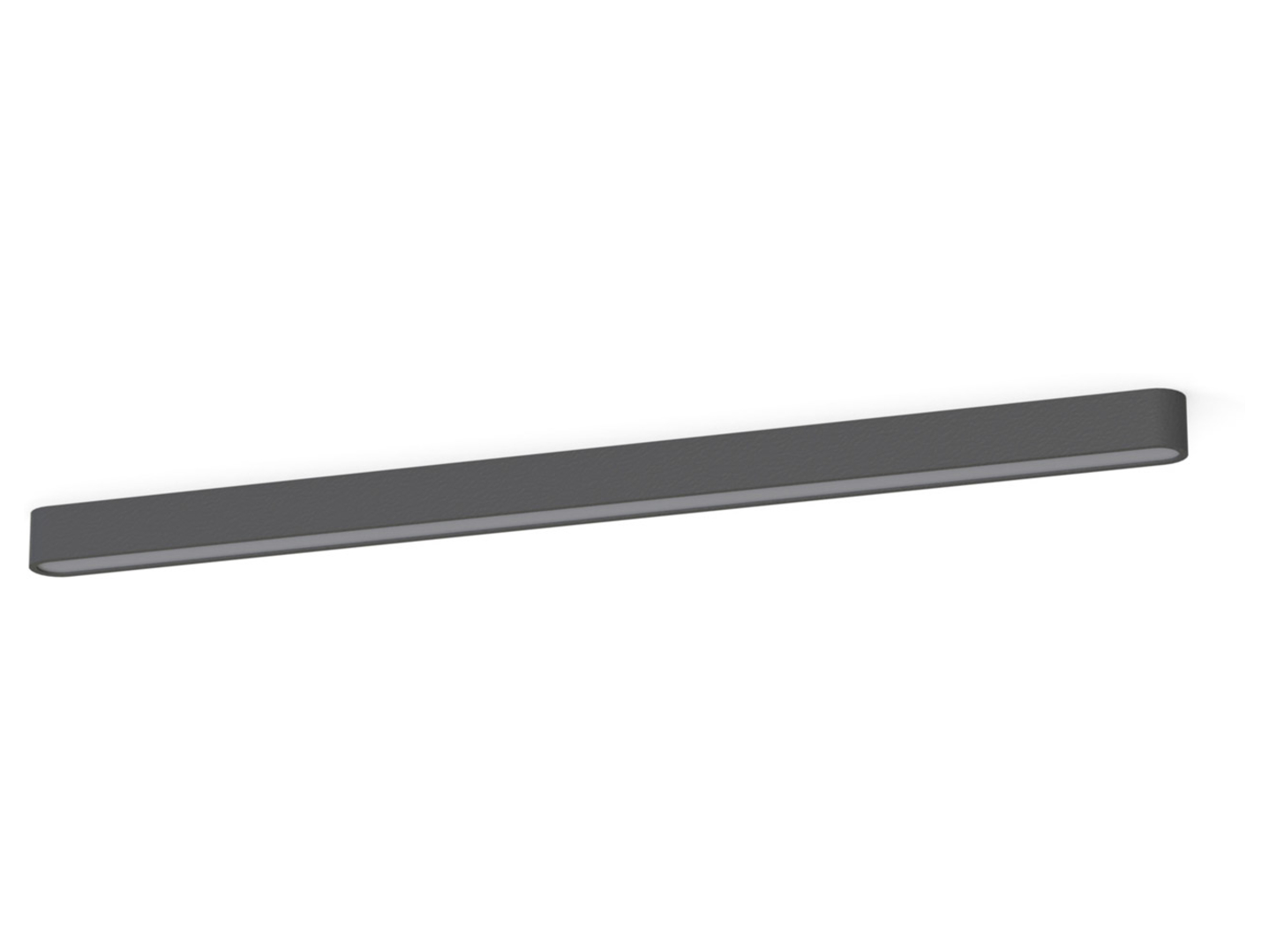 PlafonSoft LED 125 cm aluminiowy szary