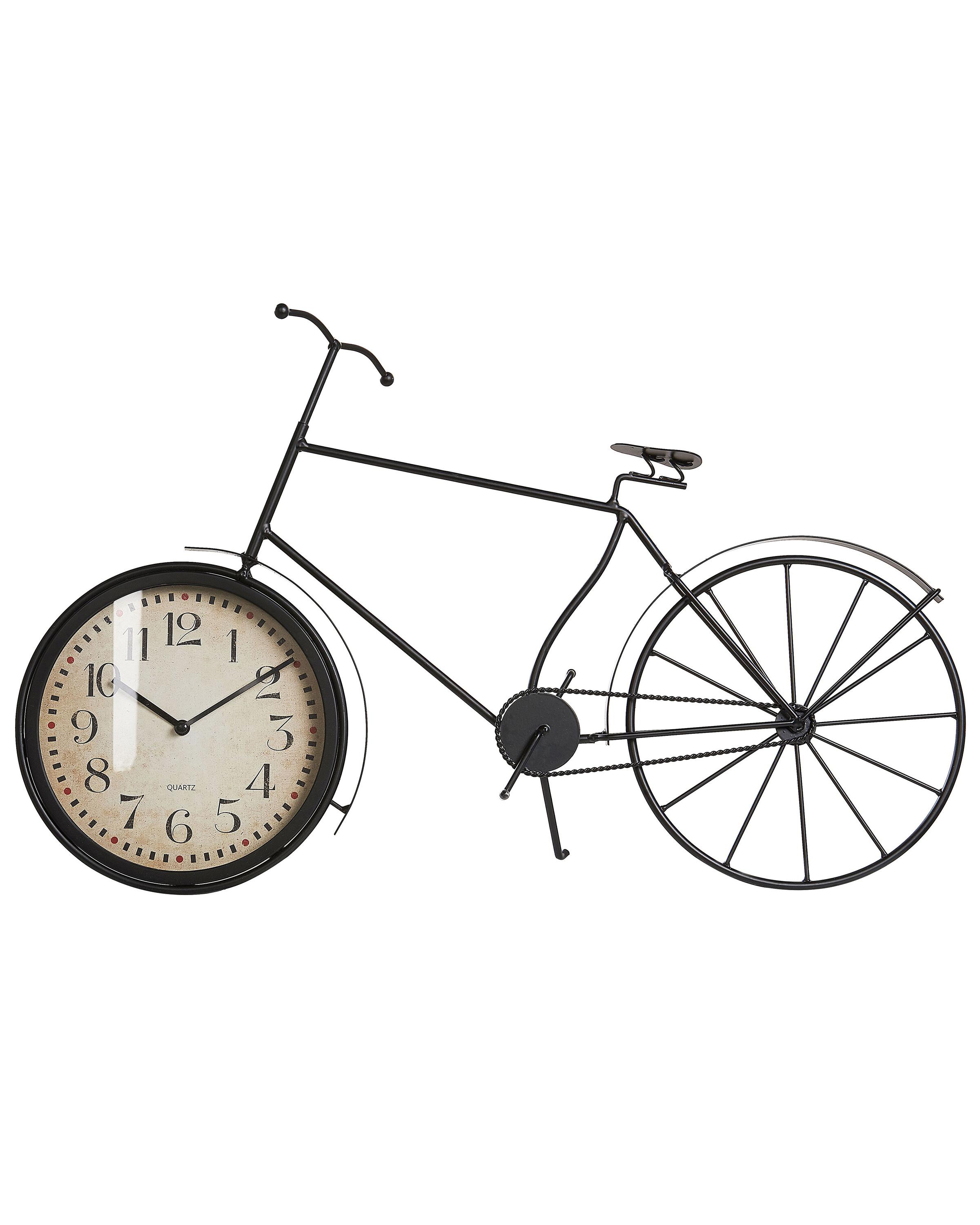Clock LILLO 59 cm Metal Black