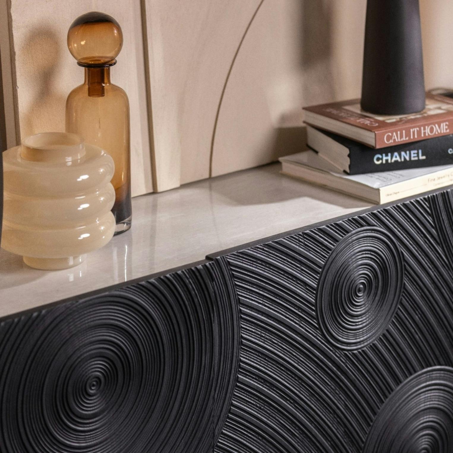 Console design en céramique blanche GIULIA