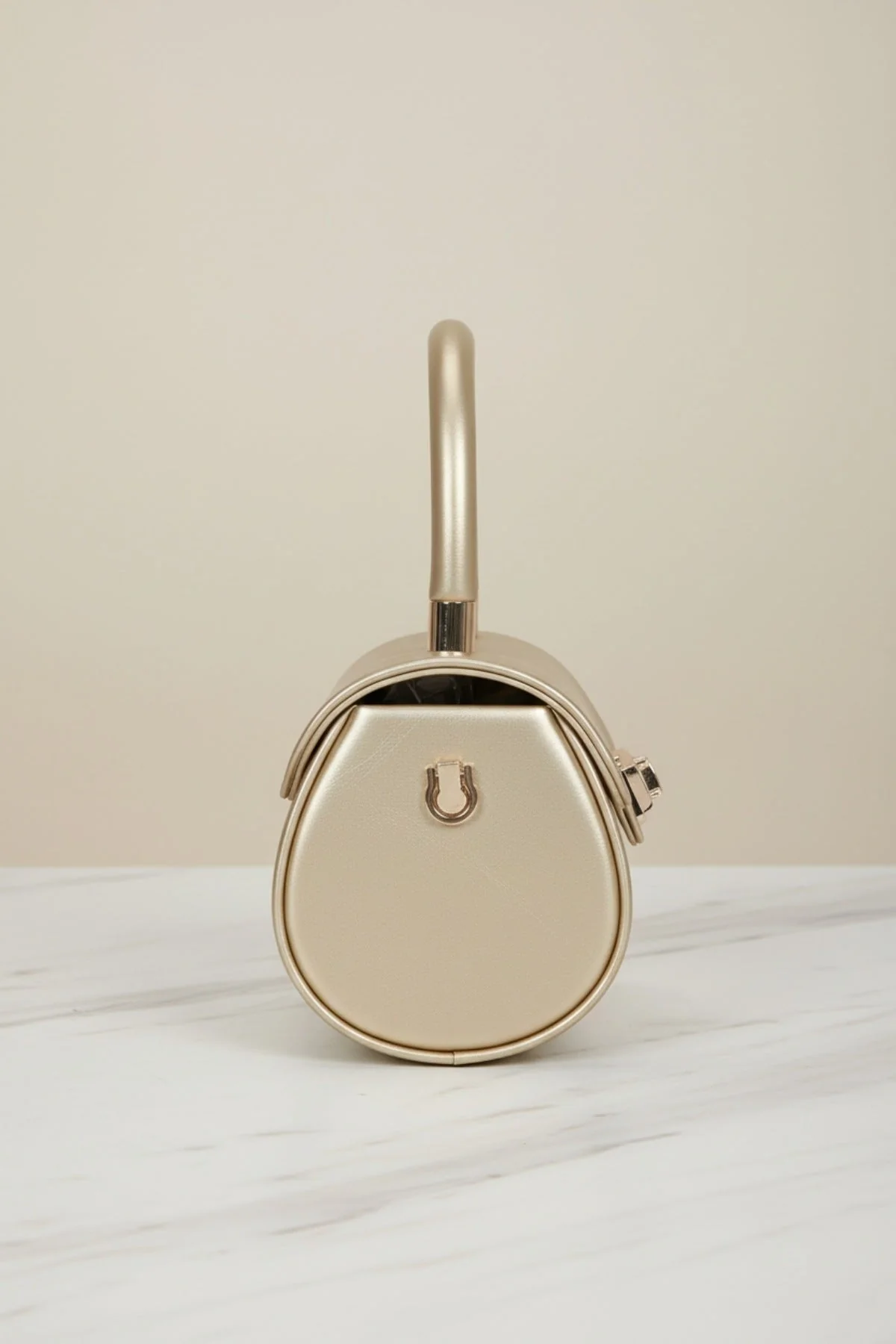 Gold Barrel Evening Bag