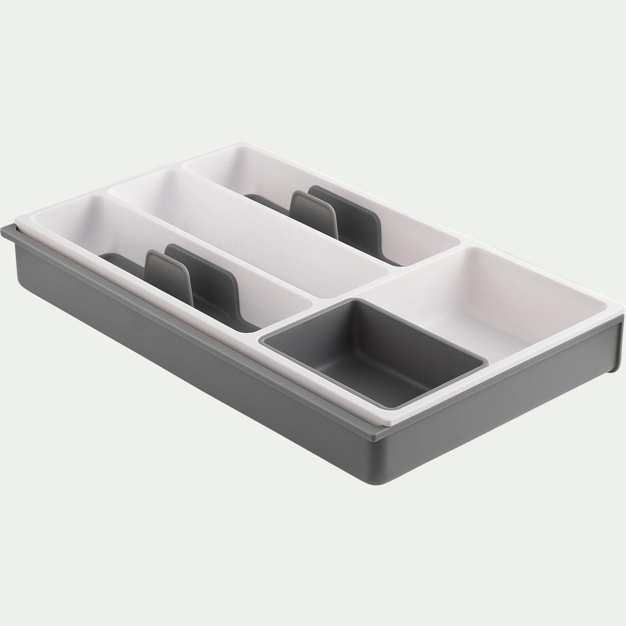 OXO - Range couverts en plastique - gris