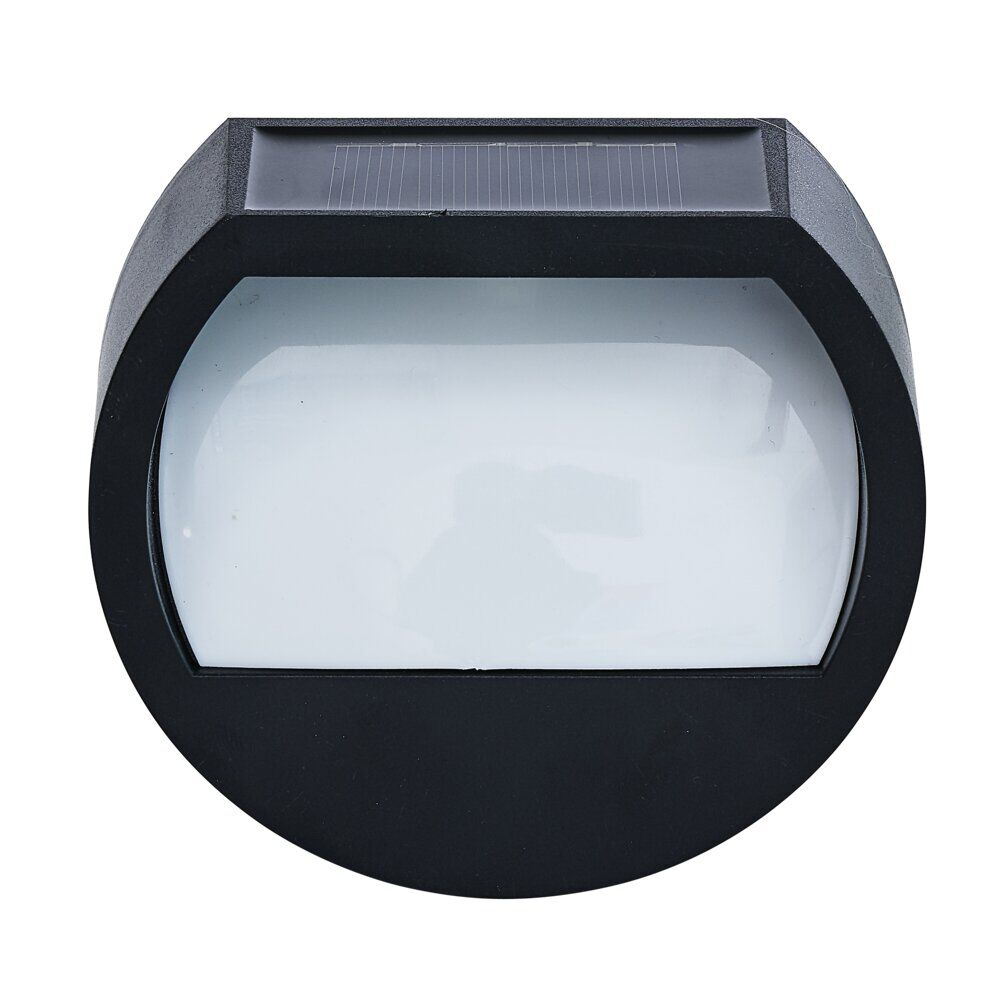 Lampe solaire 2 LED noir