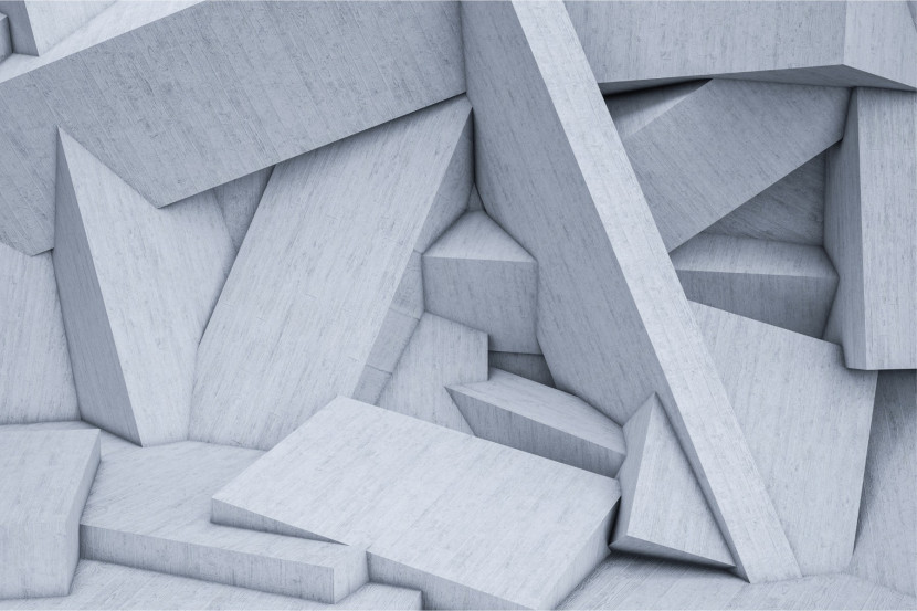 Fototapeta Nowoczesna ABSTRAKCJA Beton 3D 90x60cm