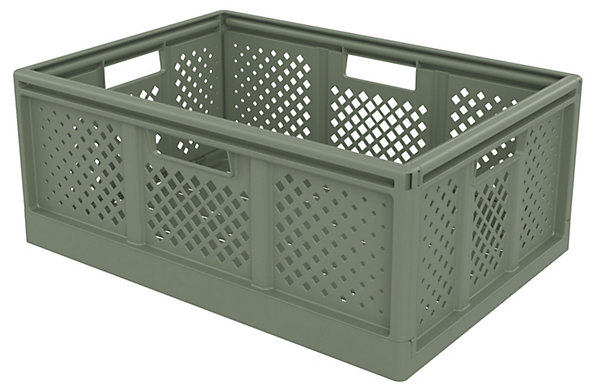 Boîte de rangement 40L Sundis Fold'n Store P.54,6 cm plastique vert sauge