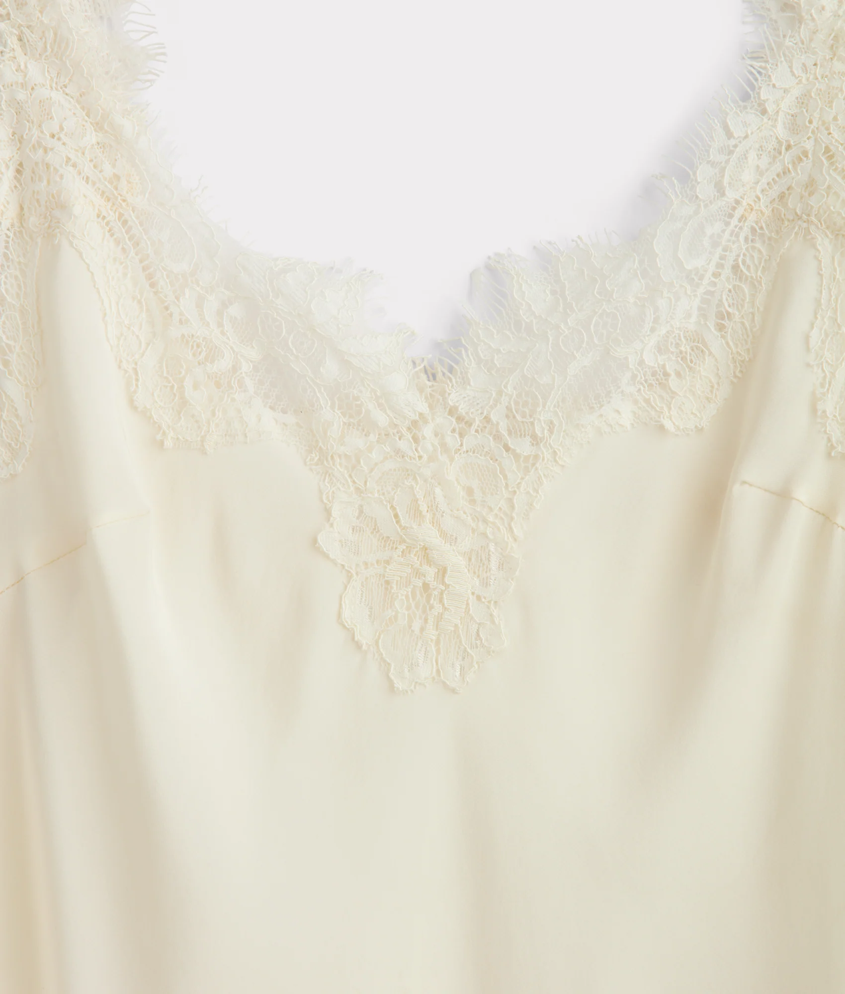 Megan Coco Bias Cami - White