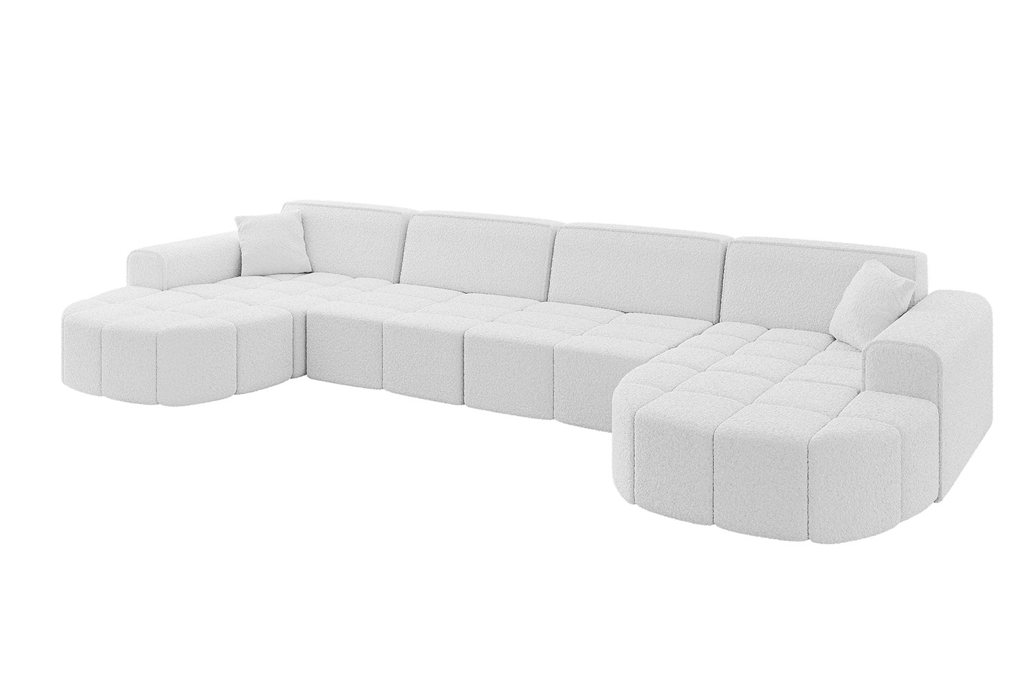 Narożnik uniwersalny bez funkcji spania LIVO-U1 - 400x173x79,5 Biały
