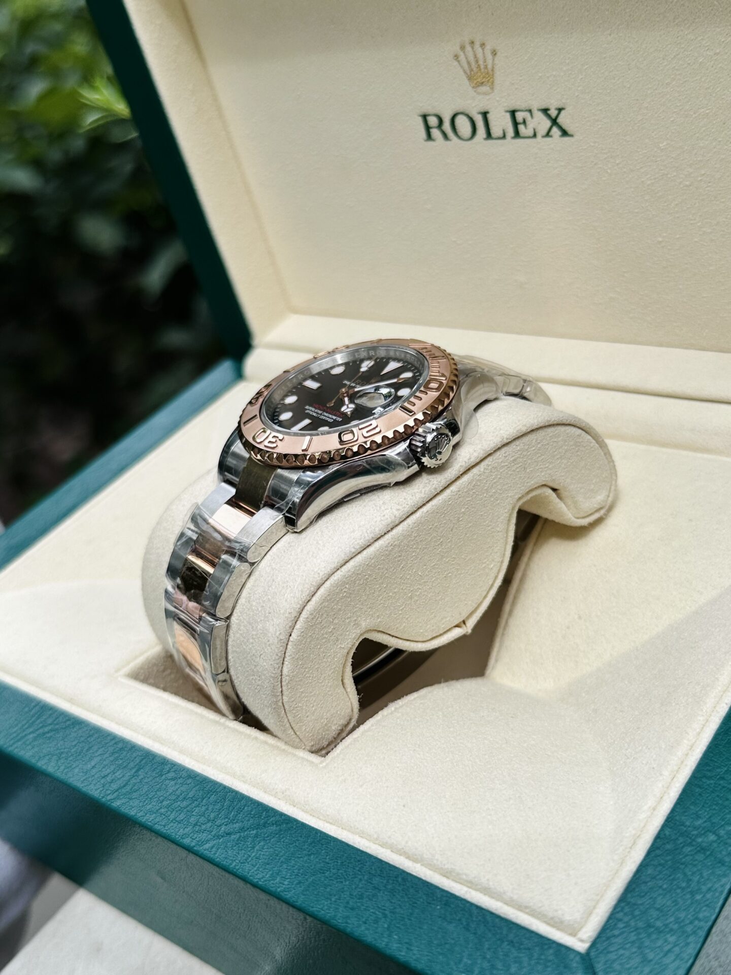 Rolex Yacht-Master 126621 SS/RG Plated Black Dial 40mm Oyster Super Clone