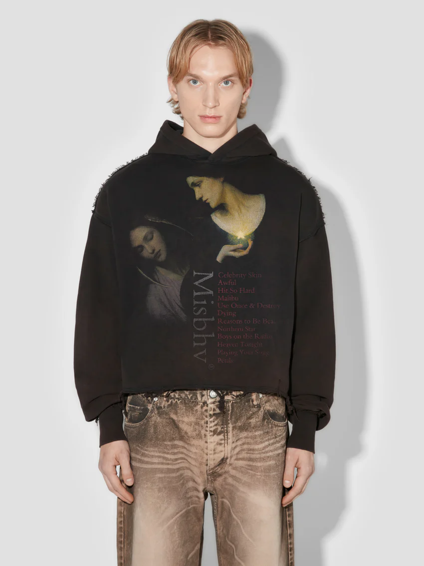 Celebrity Skin Cropped Hoodie