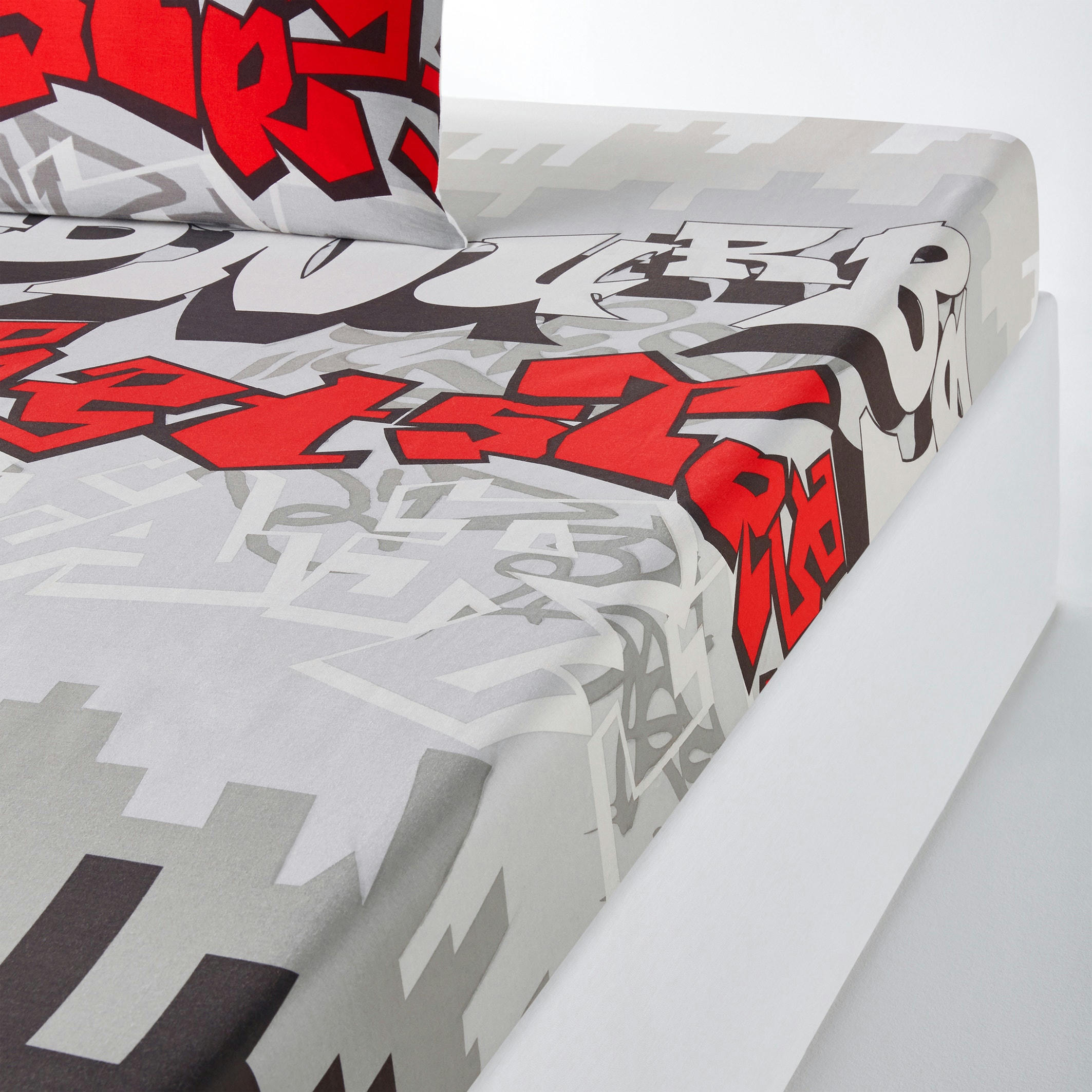 Drap-housse coton, Urban Graph