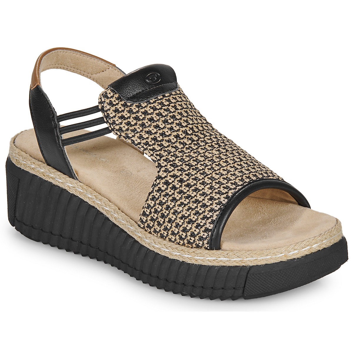 Tom Tailor - VALLY - Black / Beige
