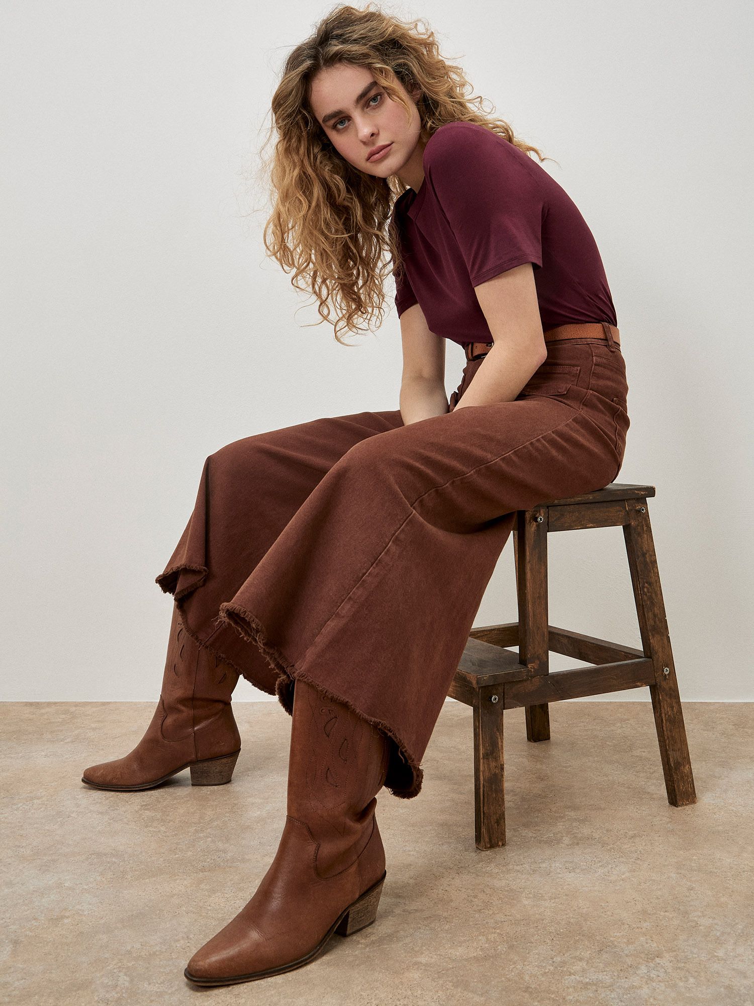 Apricot Giana High Waist Palazzo Jeans