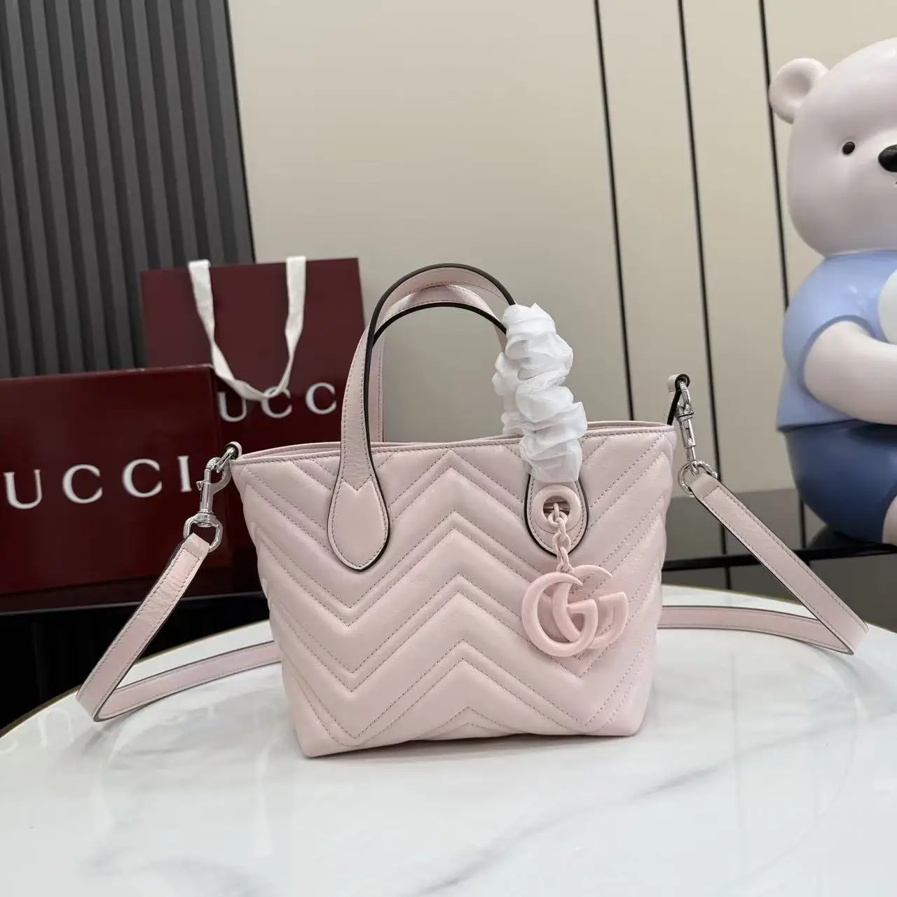 Gucci GG Marmont Small/Medium Tote Bag (10A Mirror Version)