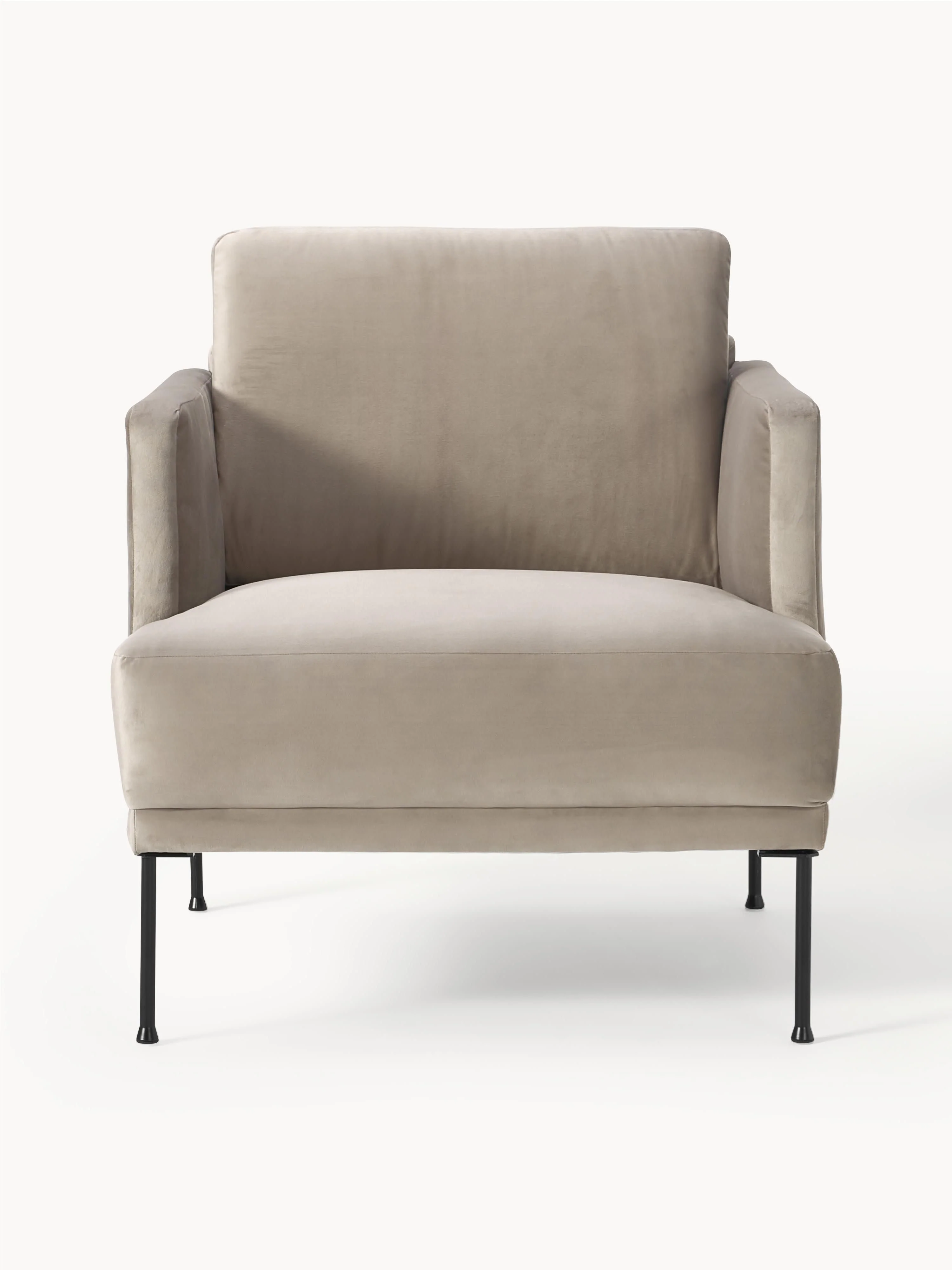 Samt-Sessel Fluente