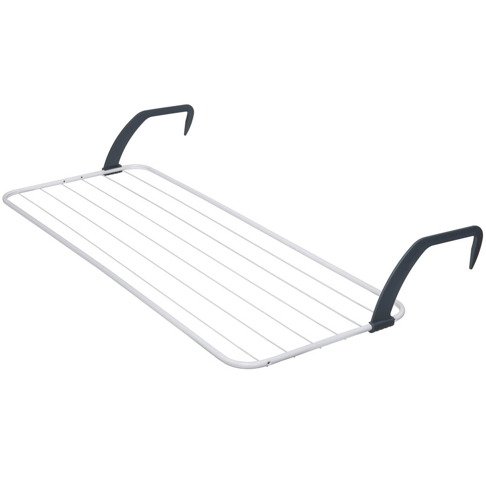 Suszarka na pranie ścienna S100 109 x 43 cm biała VELKEA