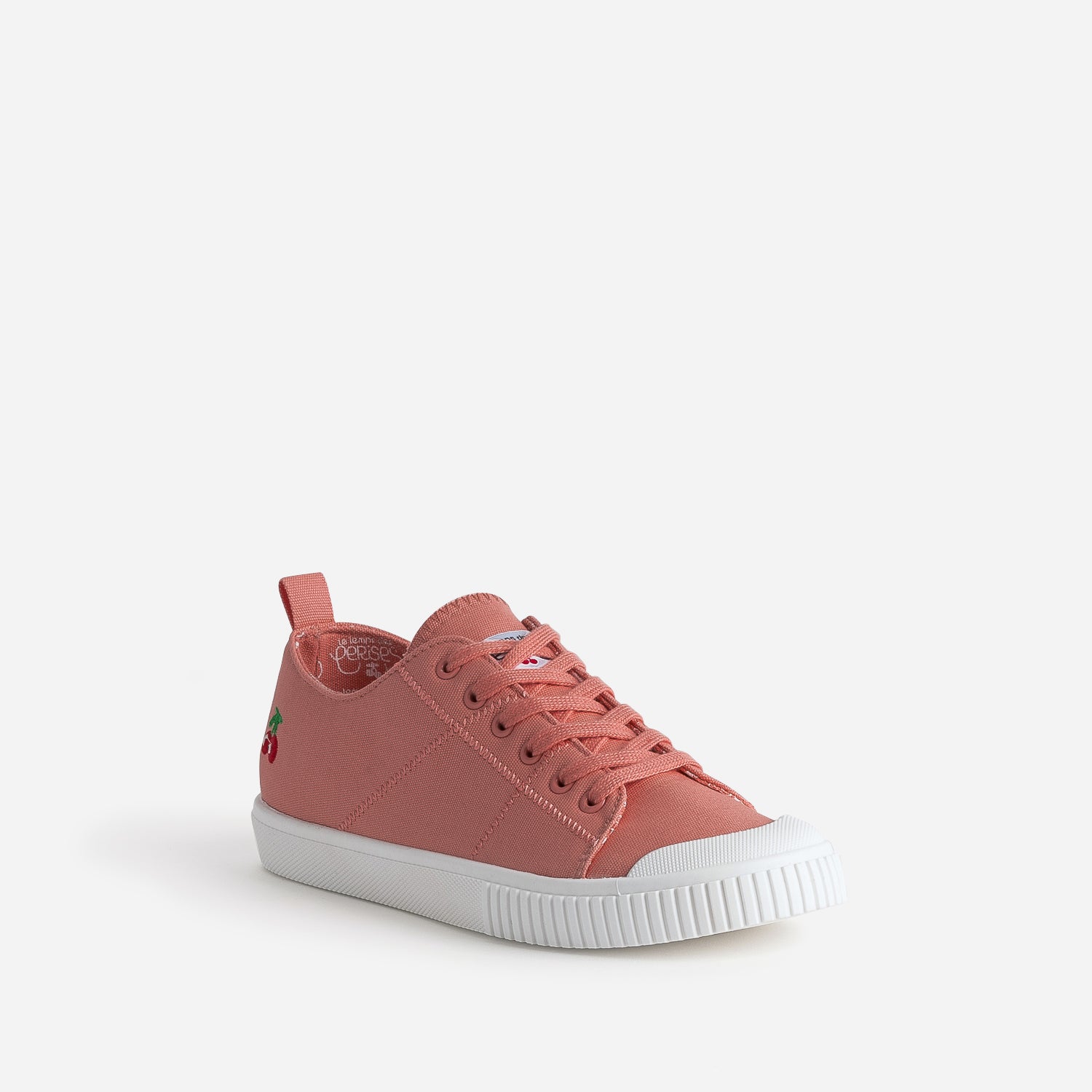 Tennis toile orange LE TEMPS DES CERISES