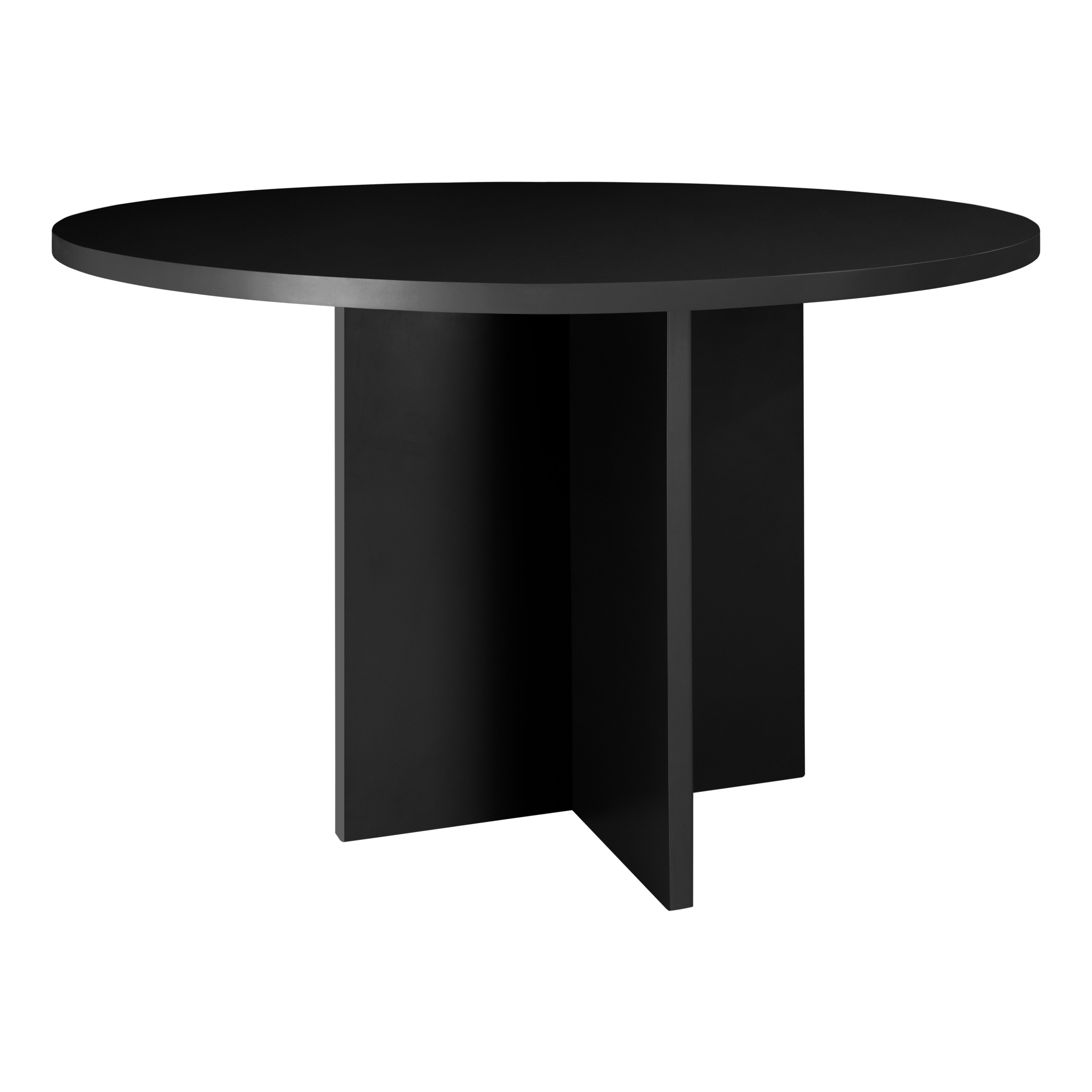 Really Nice Things - eettafel Mathilda - MDF -rond - 120cm - zwart