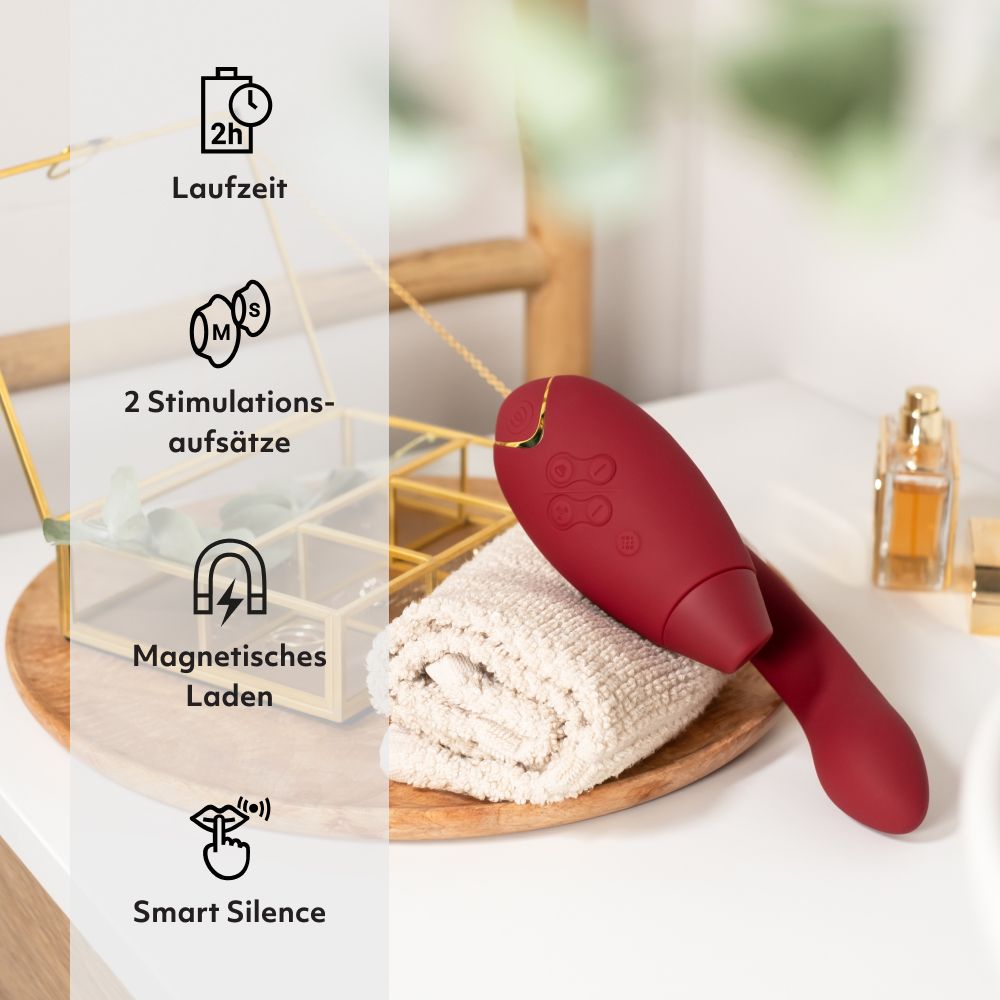 DUO 2 - Der fortgeschrittene Dual-Stimulator für Klitoris und G-Punkt