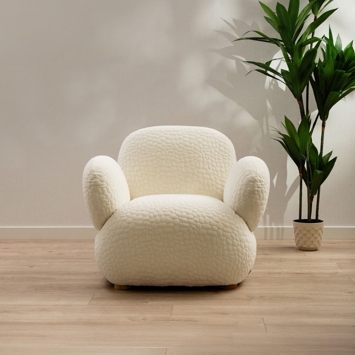 Fotel SIESTE Ecru 96,5x90x79 cm