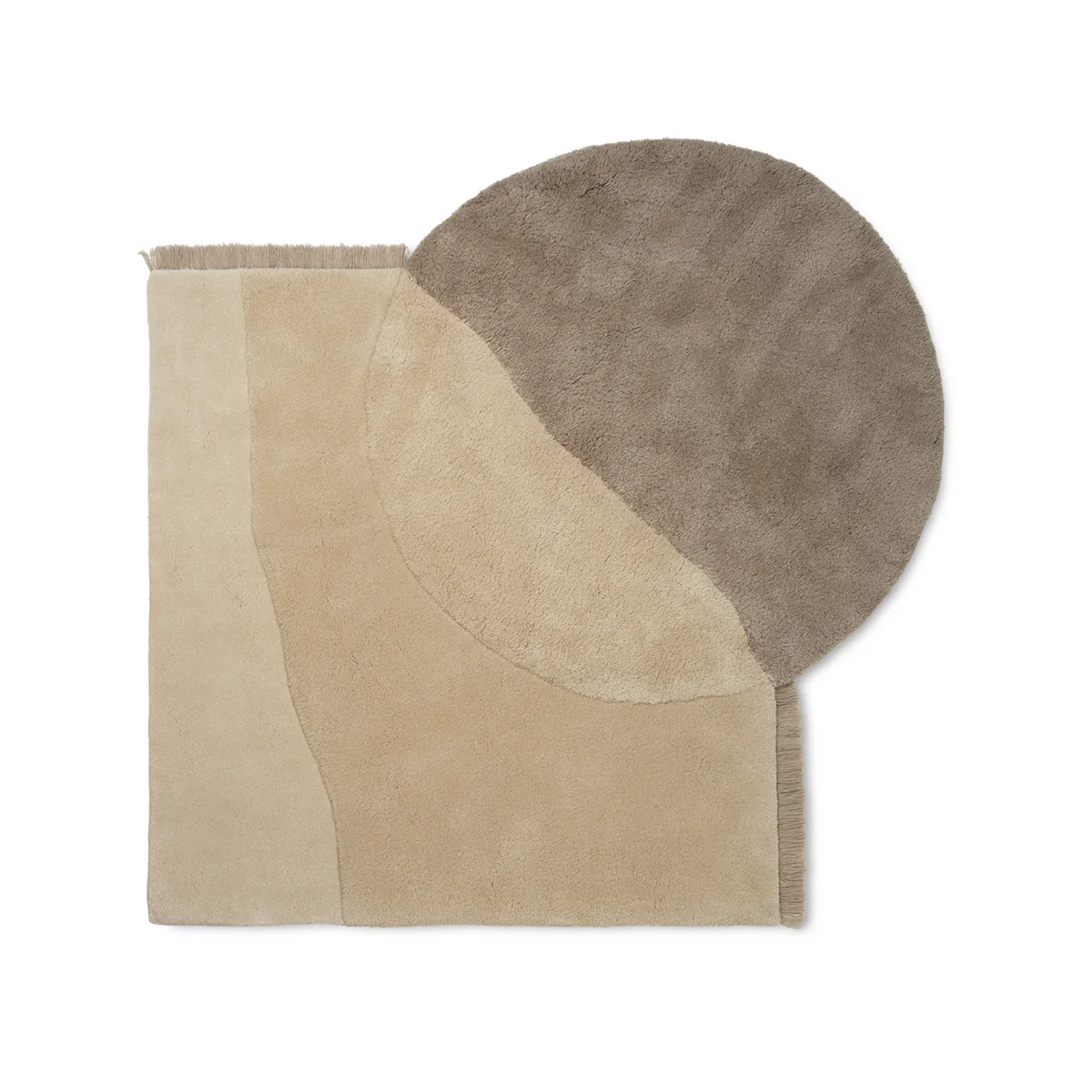Ferm Living - View Tufted Teppich, beige