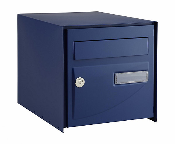 Boîte aux lettres double face Decayeux Probat bleu RAL 5003