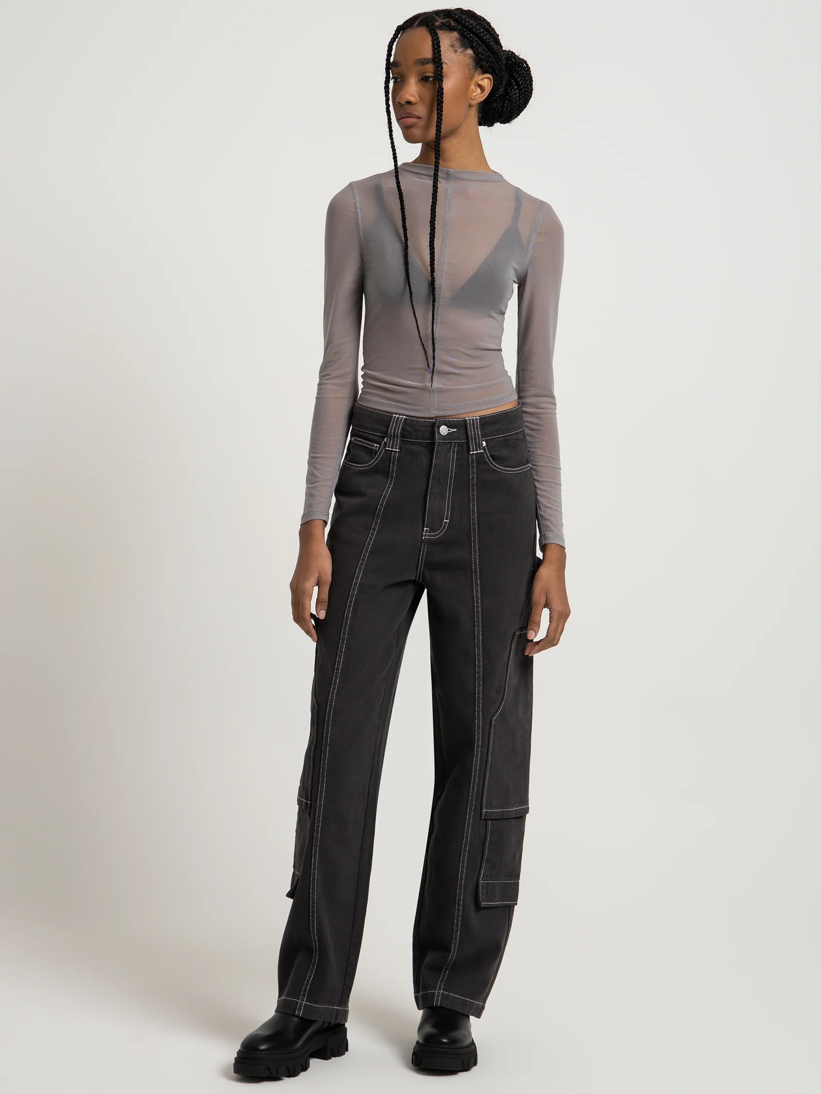 Cyrus Mesh Top