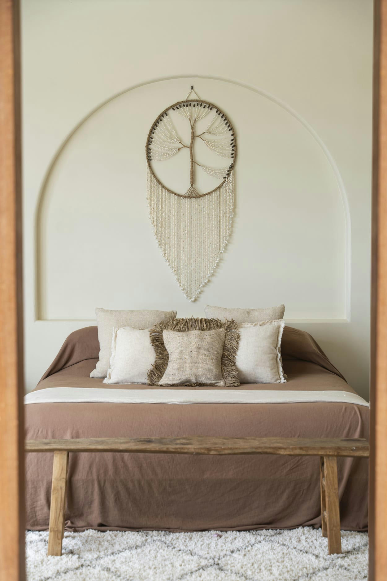 FIJI - Attrape-rêves en coquillages 120x60