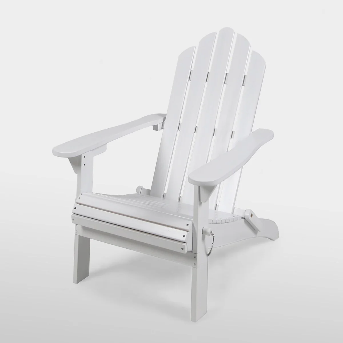 Outdoor Solid Wood Folding Adirondack Chair
