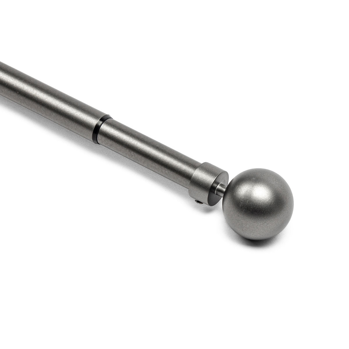 Kit varão extensível cinza 120-210cm