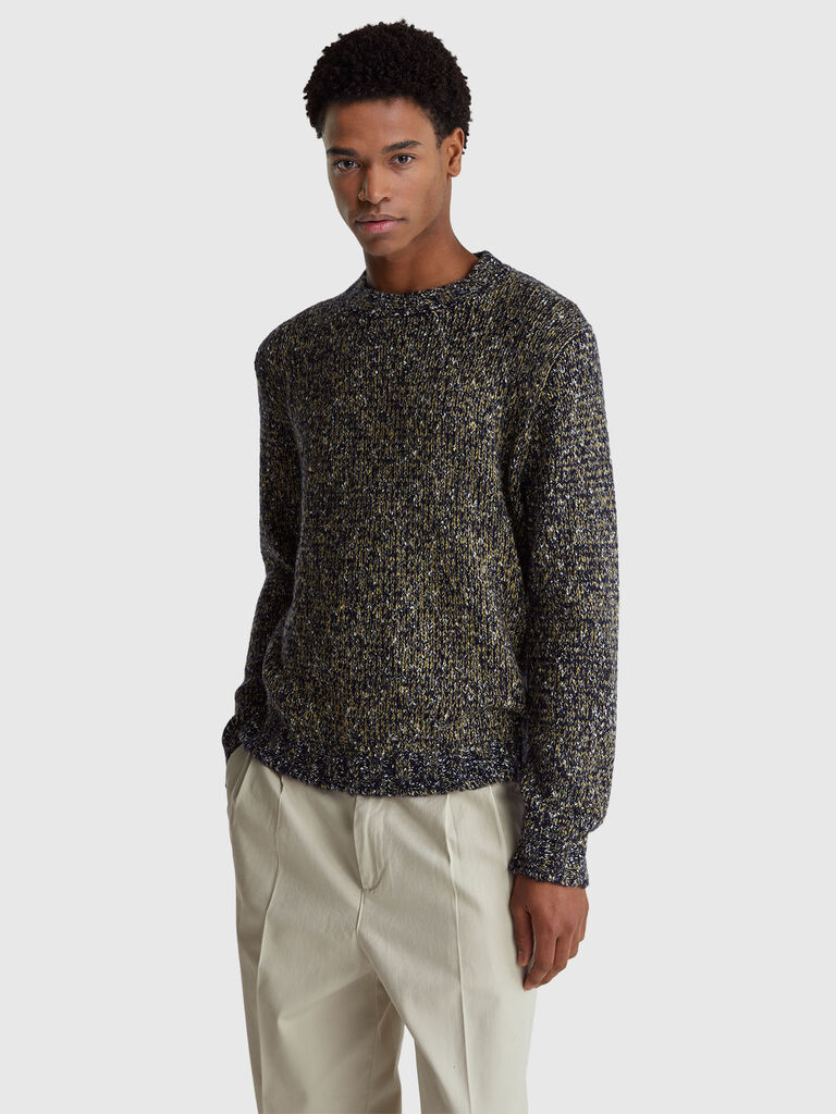 Patterned regular fit sweater