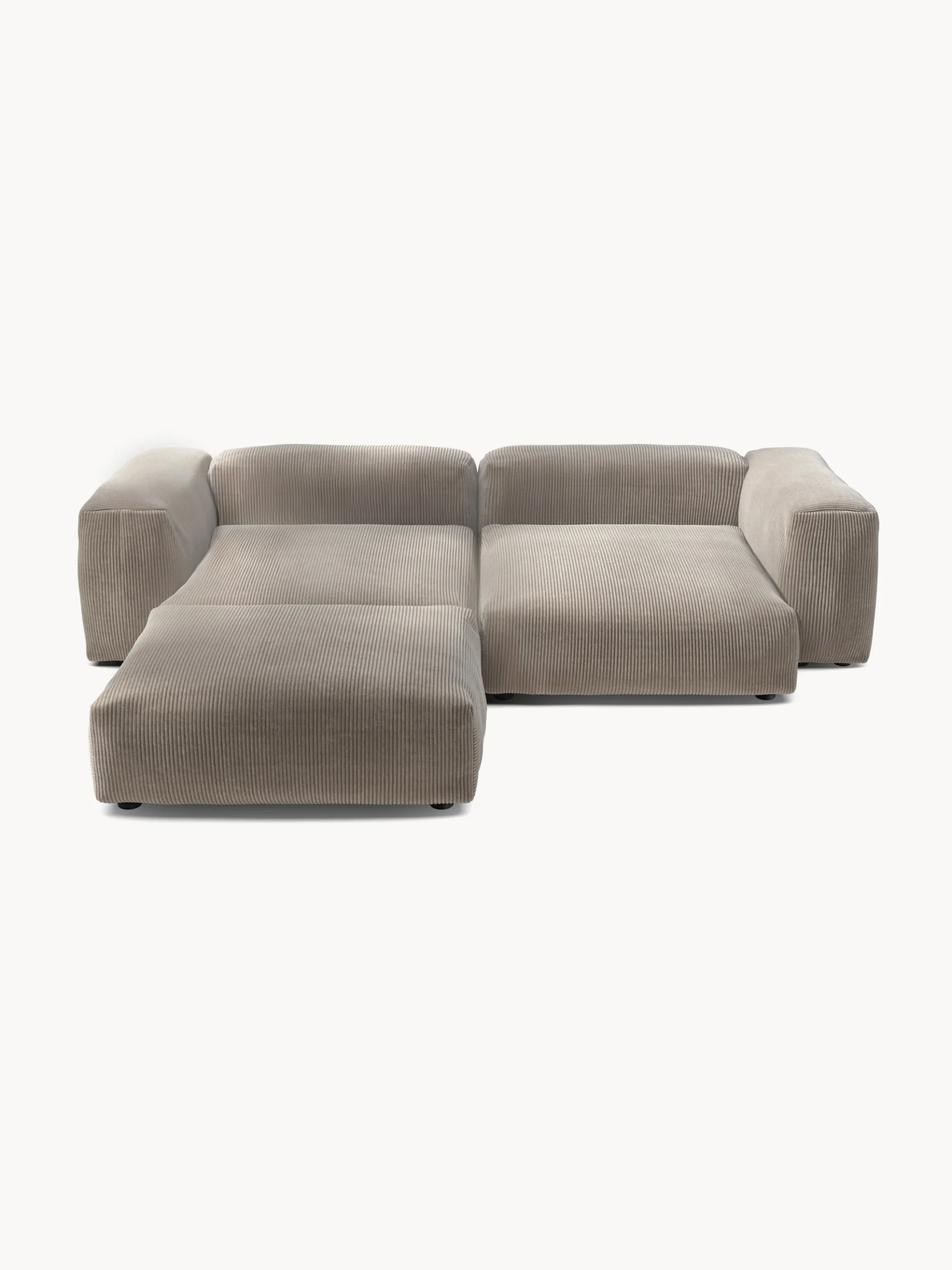 Modulares Cord-Ecksofa Vetsak (3-Sitzer)