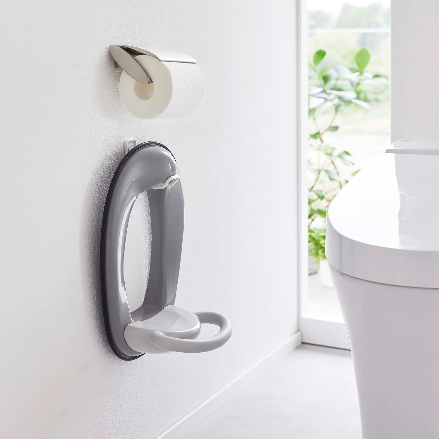 ウォールトイレ用品収納フック タワー