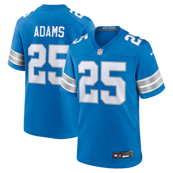 Jamal Adams Detroit Lions Nike Team Game Jersey -  Blue