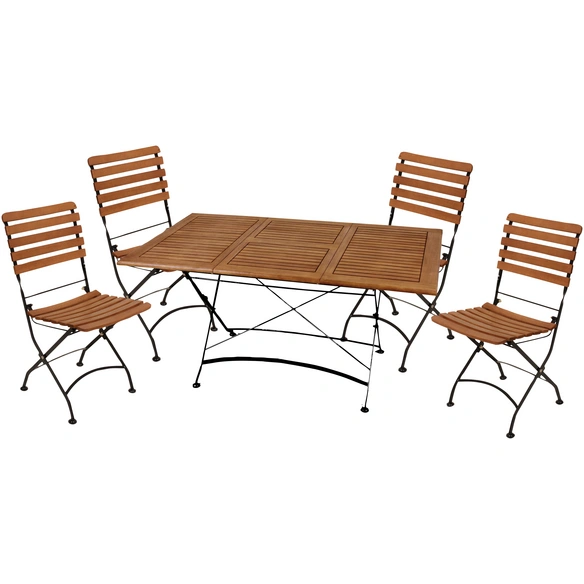 Ausziehtisch »Wien«, mit Eukalyptusholz-Tischplatte, BxTxH: 150 x 90 x 74 cm
