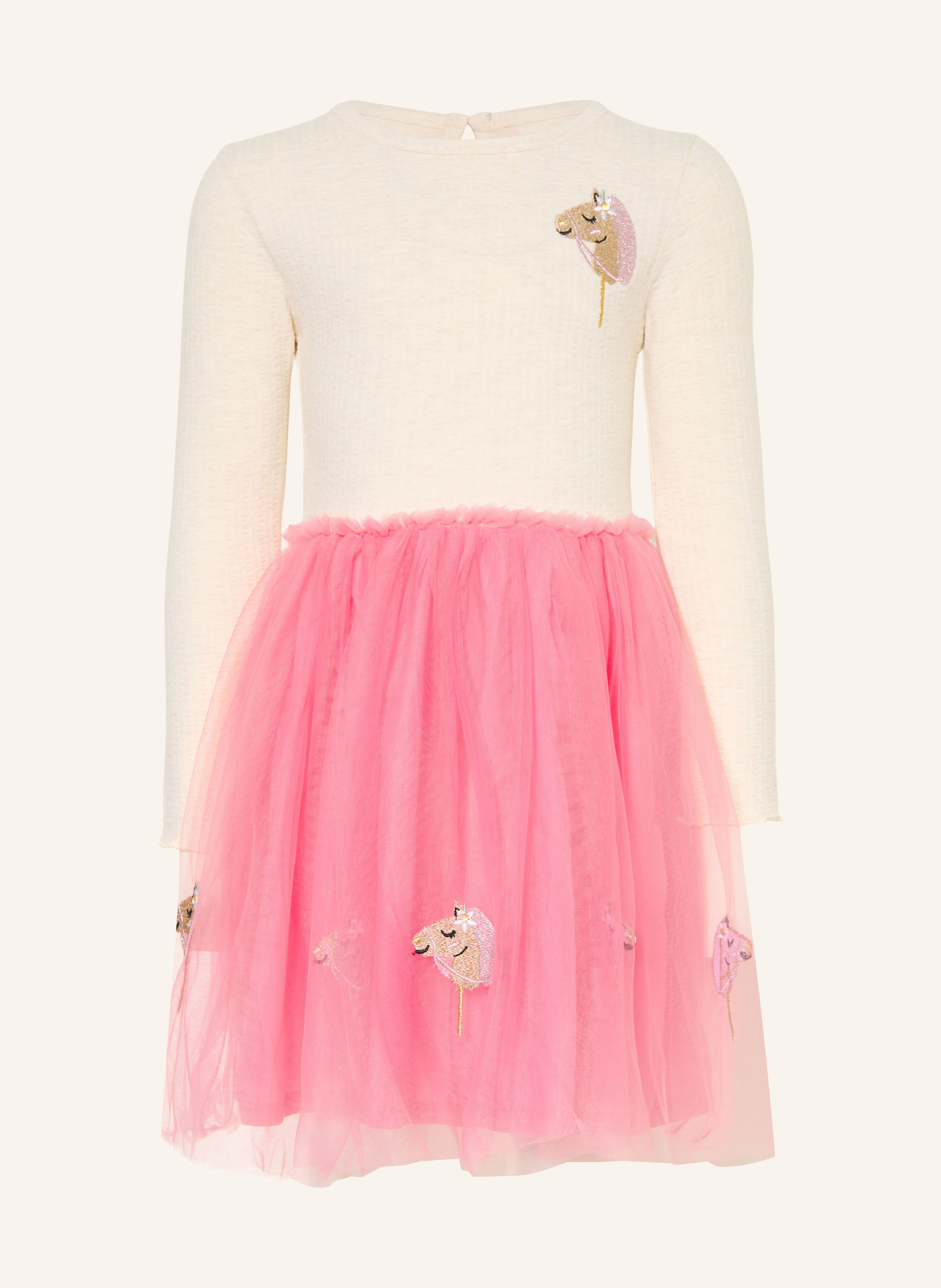 DANAMADE Kleid im Materialmix