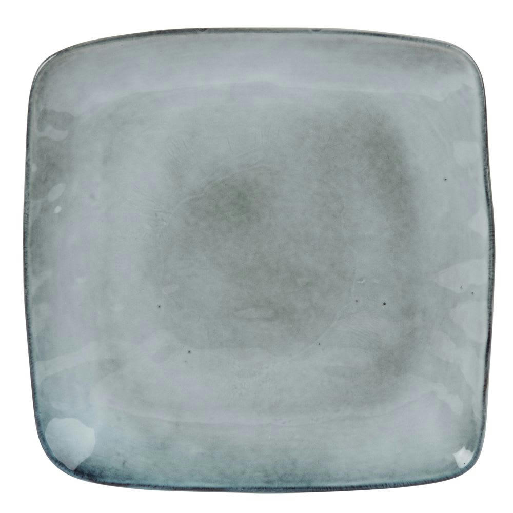 NAGOYA - Assiette plate en faïence grise