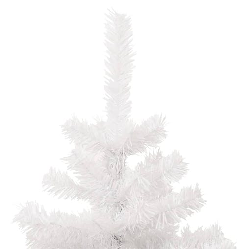 NNEVL Swirl Pre-lit Christmas Tree with Stand White 180 cm PVC
