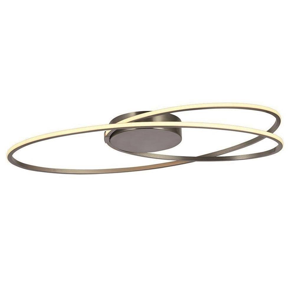 Freelight plafondlamp Ophelia - 1 lichts - 60 x 15  cm - mat chroom