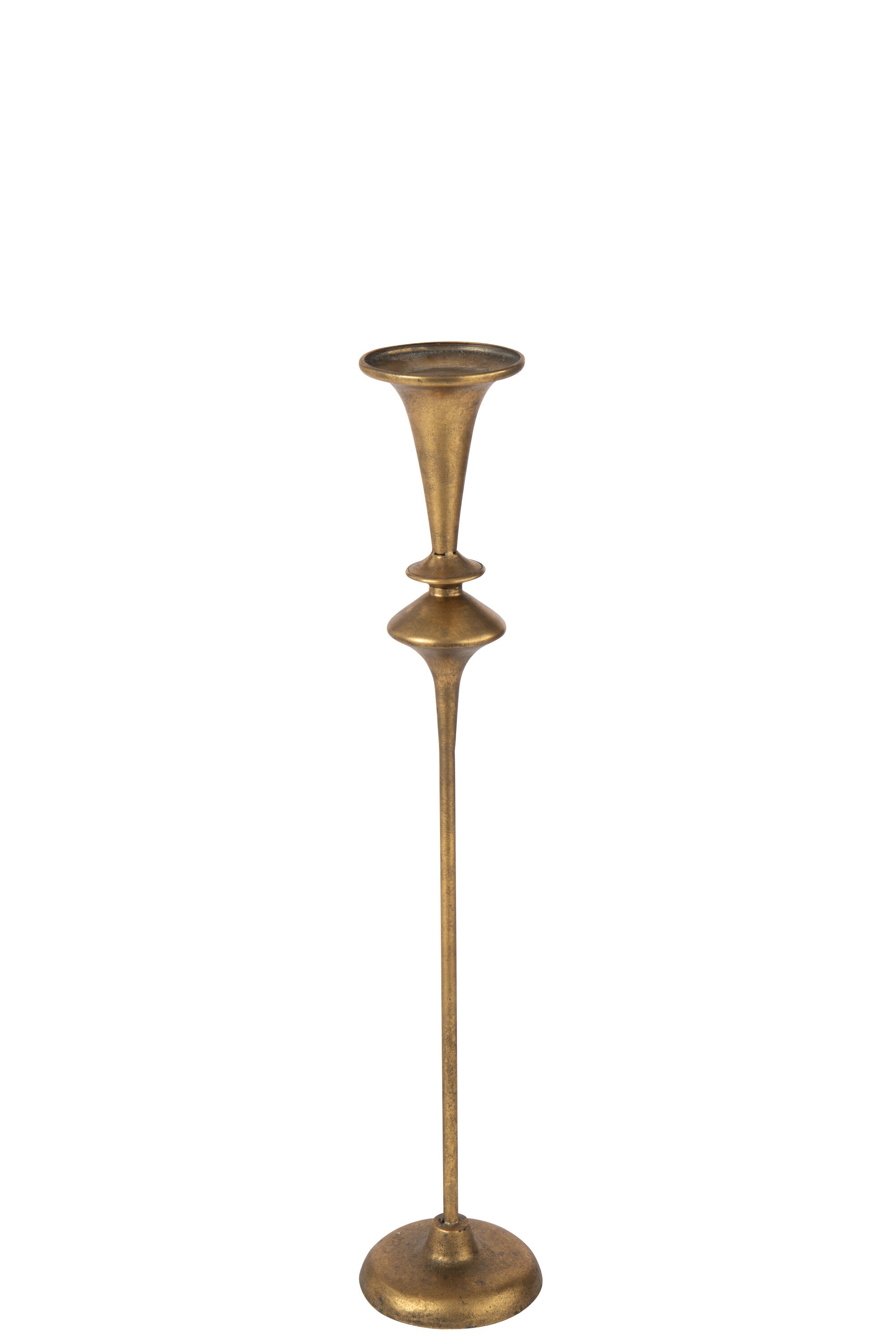 J-Line kaarshouder - ijzer - goud - small