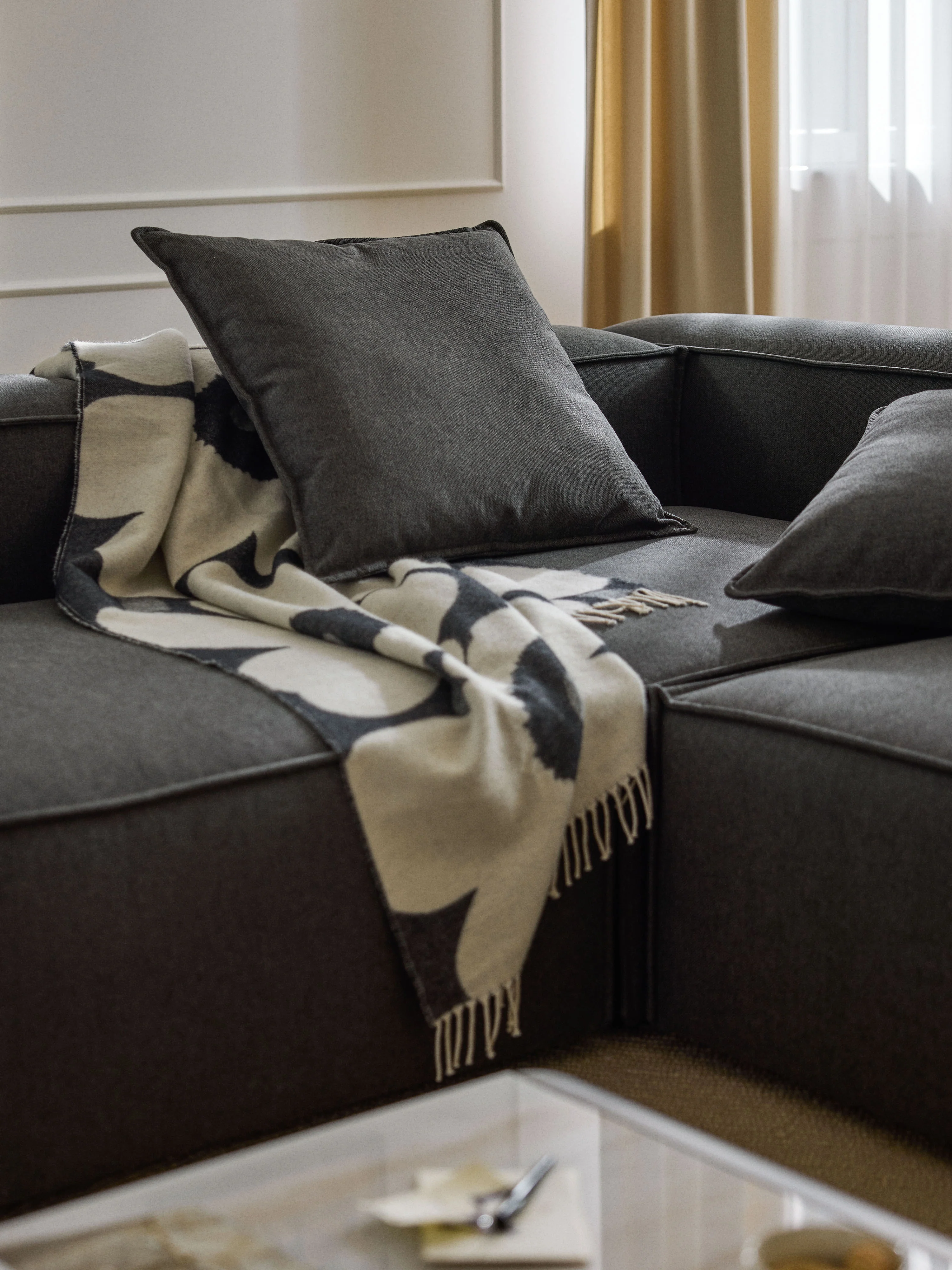 Großes Sofa-Kissen Lennon, 60 x 60 cm