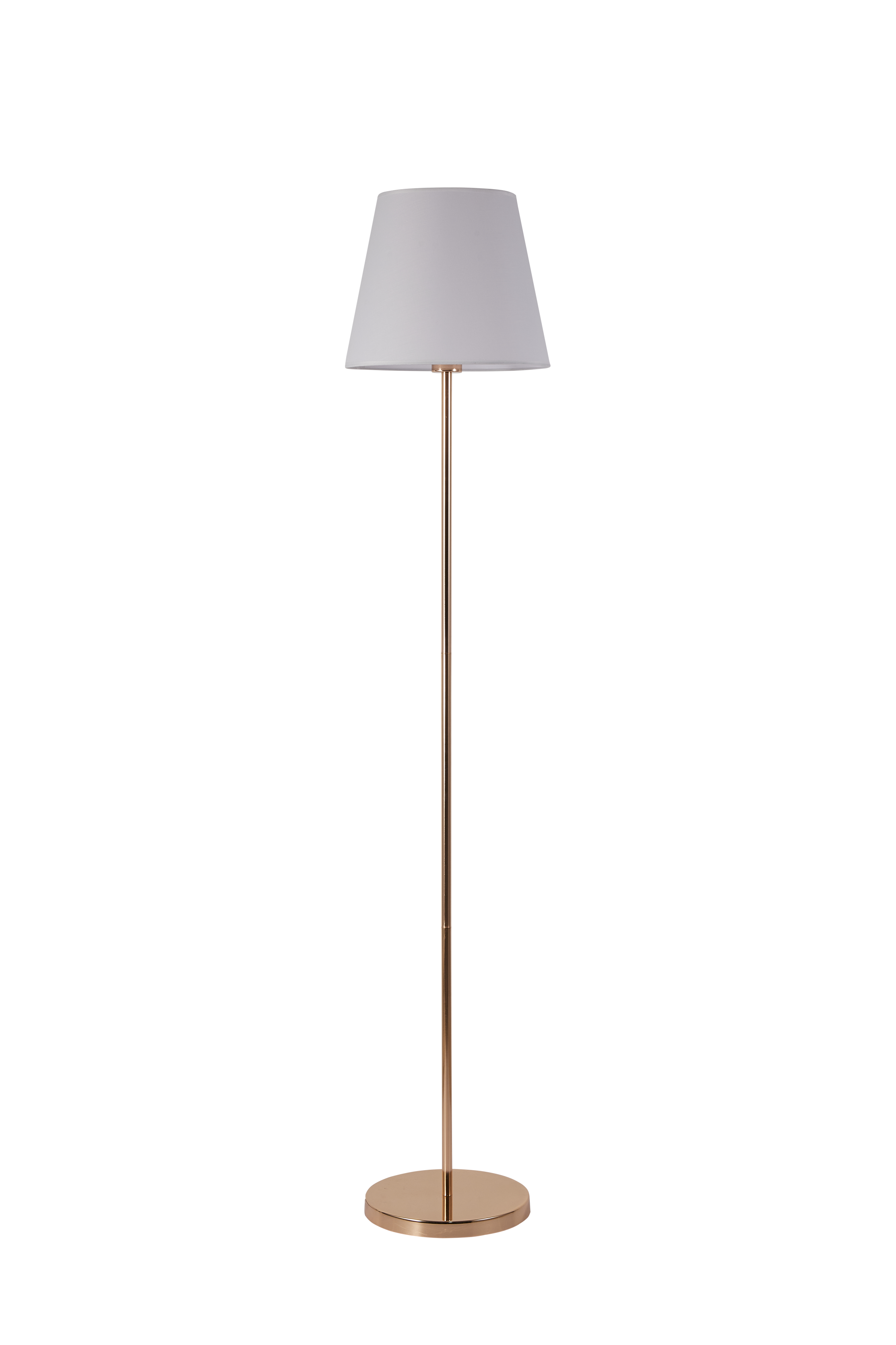 Lampa podłogowa Artemis złota podstawa ,cappucinoabażur