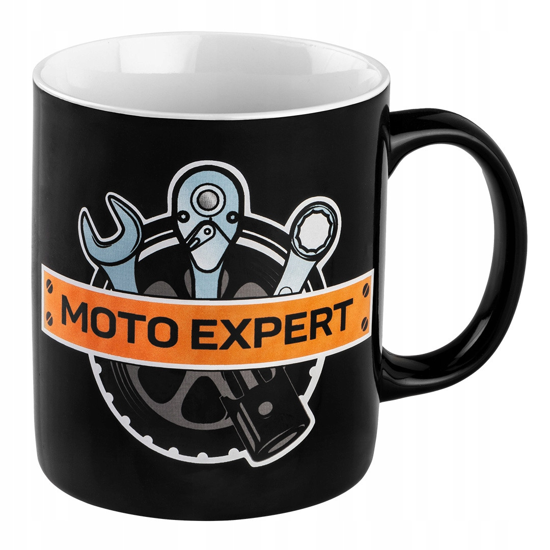 Kubek z nadrukiem MOTO Expert, prezent 330ml, NEO Tools